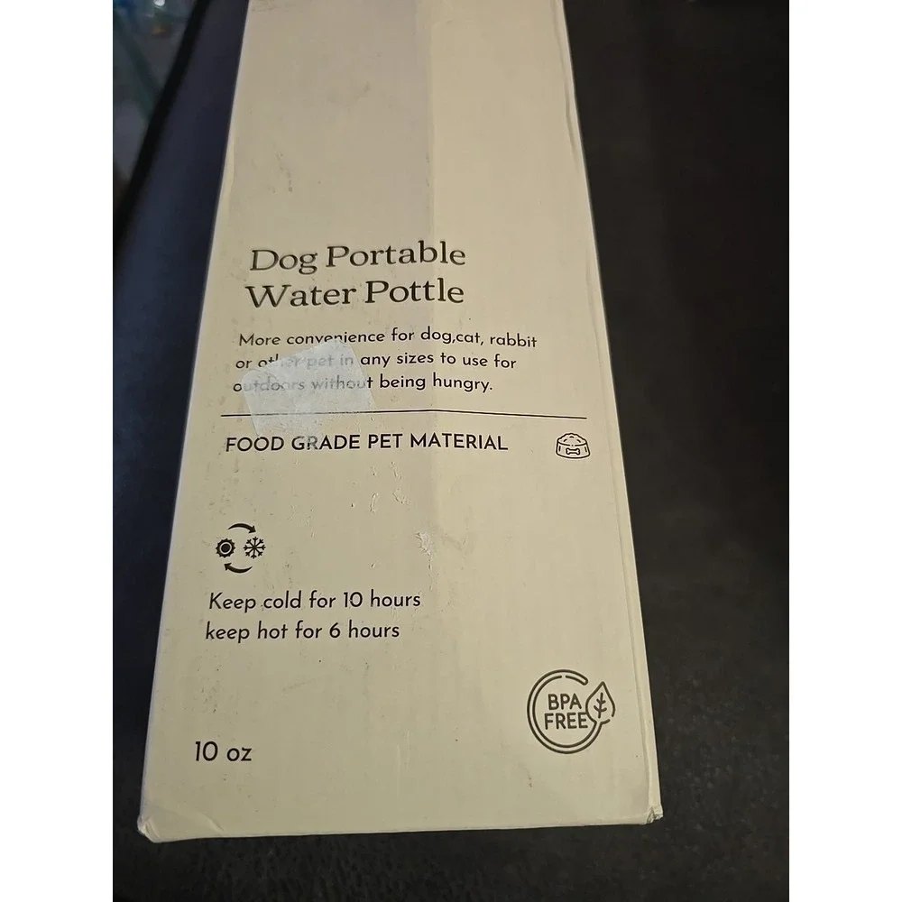 Beach Pup Travel Dog Water Bottle (10 OZ) New‎ In Box